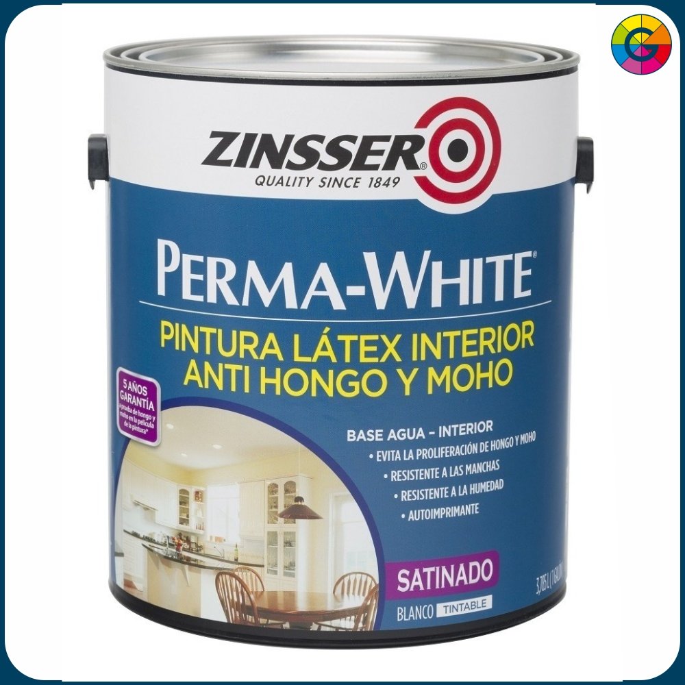 ZINSSER Perma White Latex interior antihongo